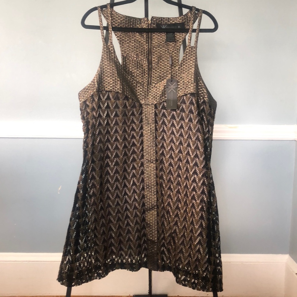 Beautiful black and gold ARDASHIAN KOLLECTION DRESS